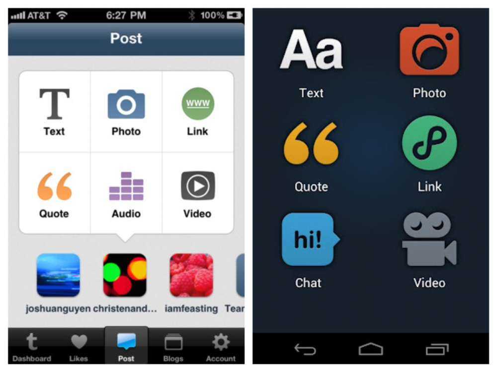 To Tumblr ετοίμασε μια νέα iOS app