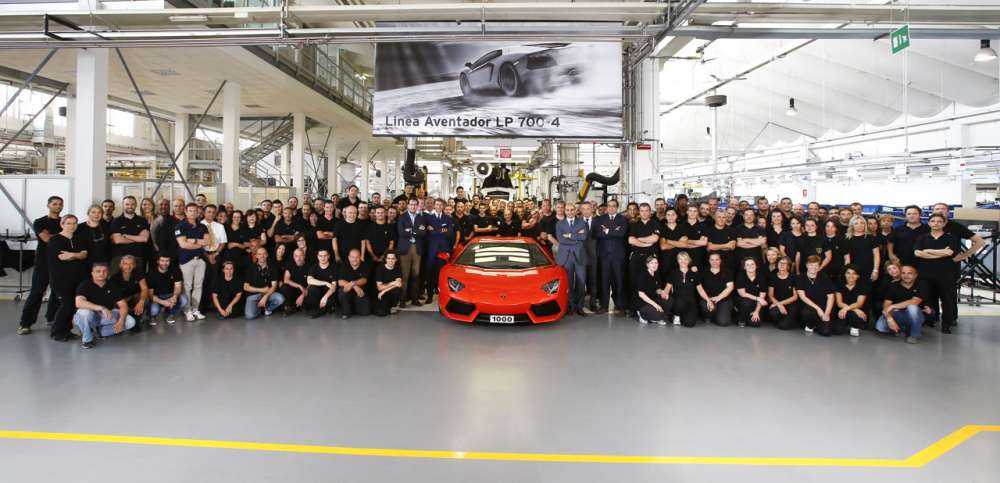 Lamborghini – γιορτάζει για την 1,000η Aventador