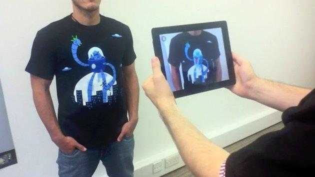 T-shirts που ζωντανεύουν μέσω mobile apps