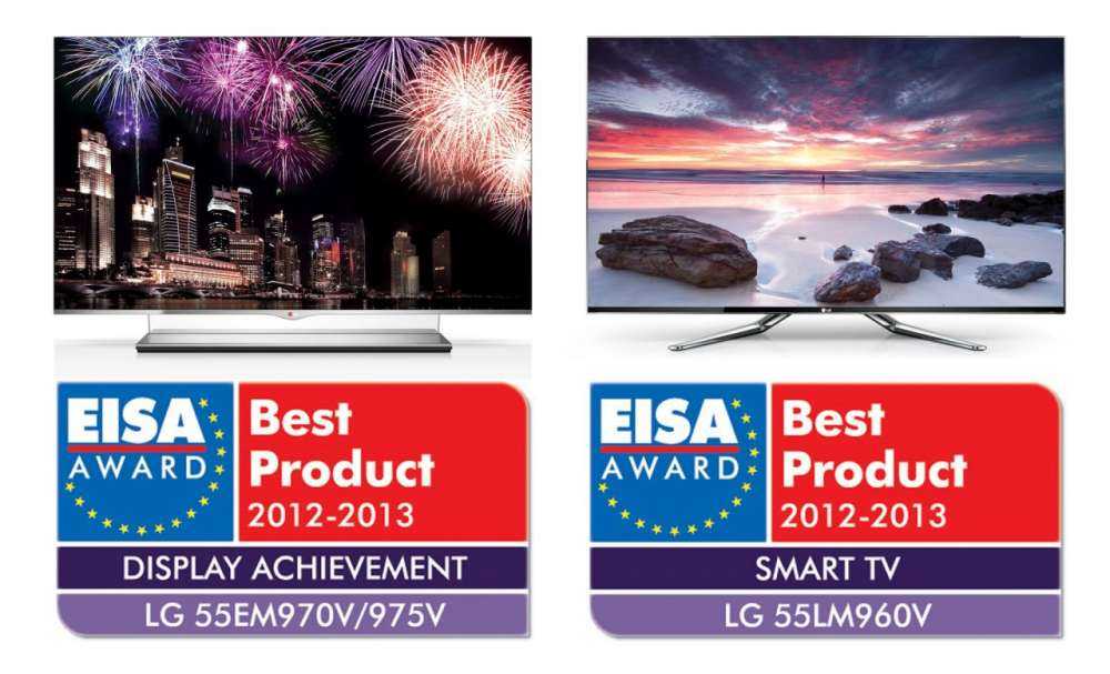 European Display Achievement για LG 55EM970V και 55EM975V