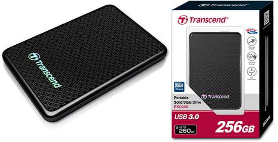 Transcend – ESD200 USB 3.0 Portable Solid State Drive