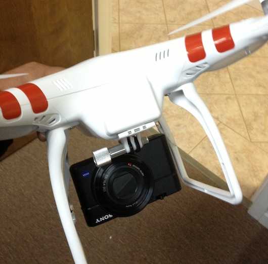 DJI Phantom GoPro Quadcopter + Sony RX100