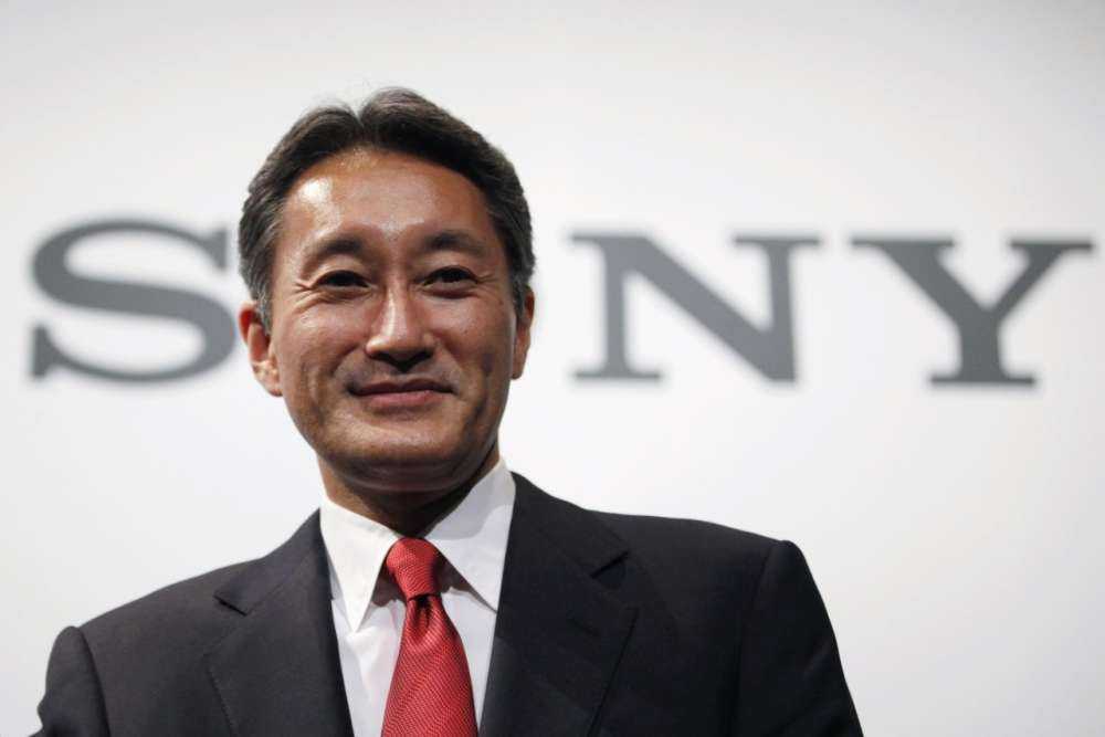 File photo of Sony Corp's Chief Executive Officer Hirai attends a news conference at the company's headquarters in Tokyo
