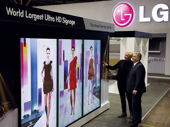 Ultra HD Signage στη ISE 2013