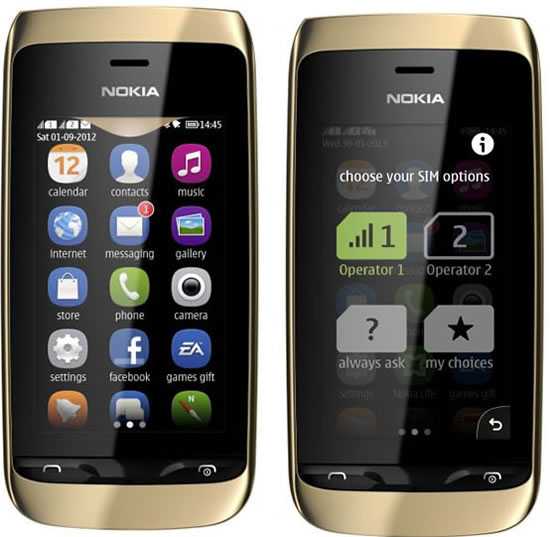 Nokia Dual SIM + Wi-Fi = Asha 310