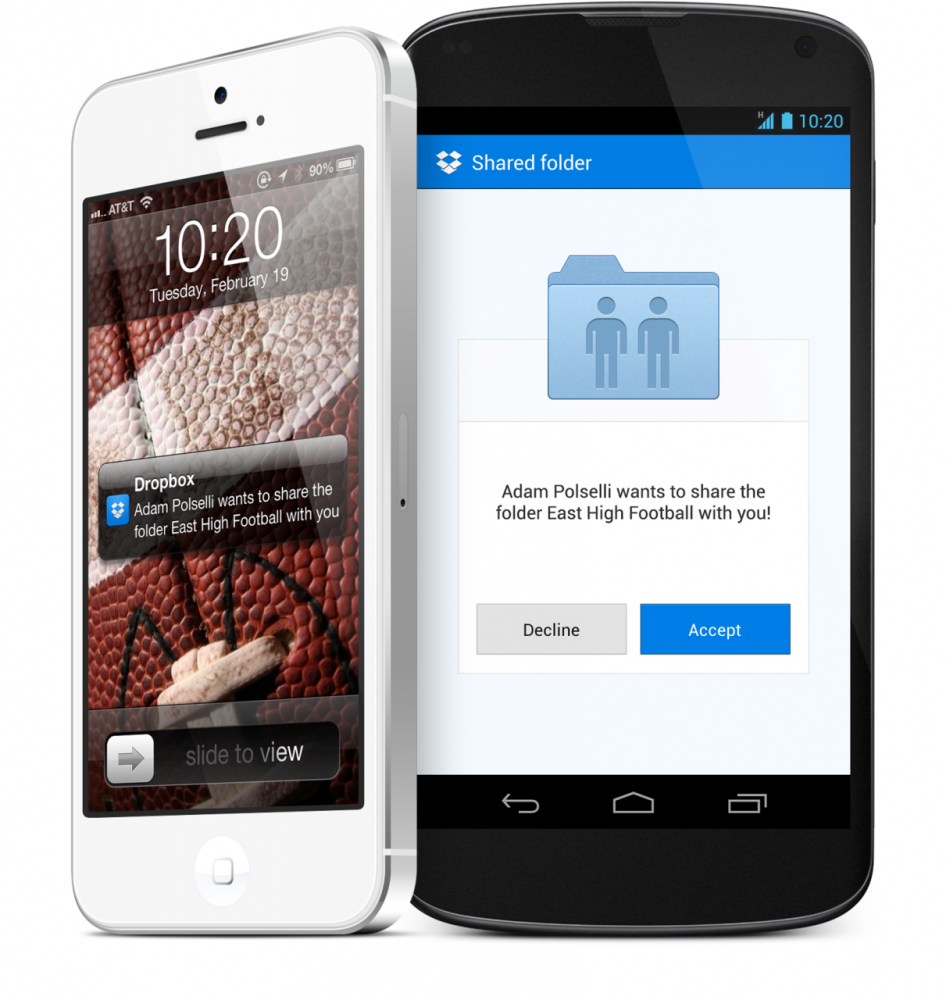 Νέο Dropbox μενού…