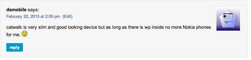 Nokia Catwalk Specs;