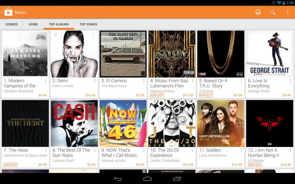 Google Play Music All Access