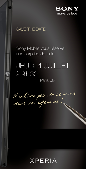 Sony Xperia Z Ultra phablet – πρόσκληση και πρώτη φωτό…