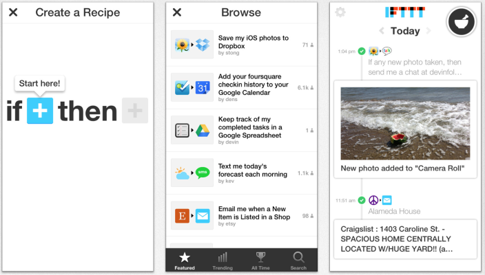 If This Then That (IFTTT) – νέα η iOS app…