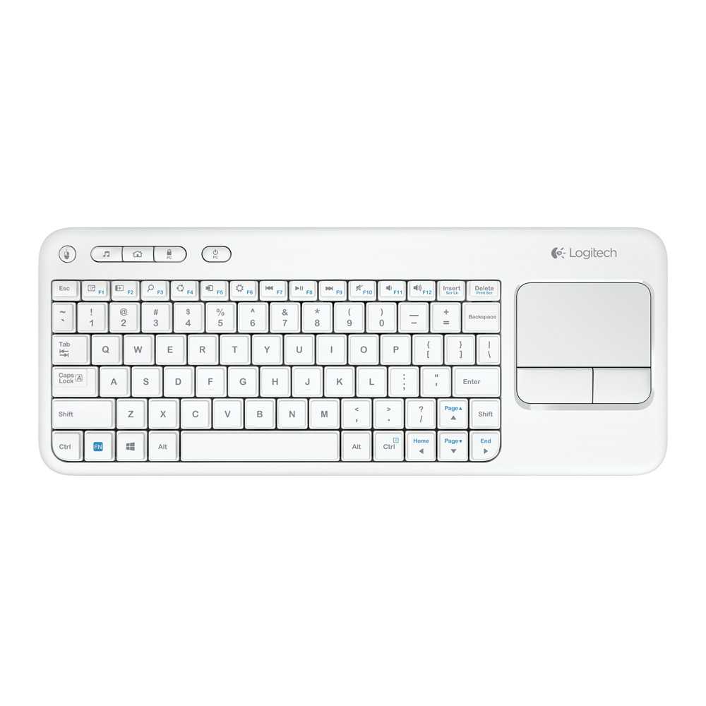 Εν λευκώ Logitech Wireless Touch Keyboard K400
