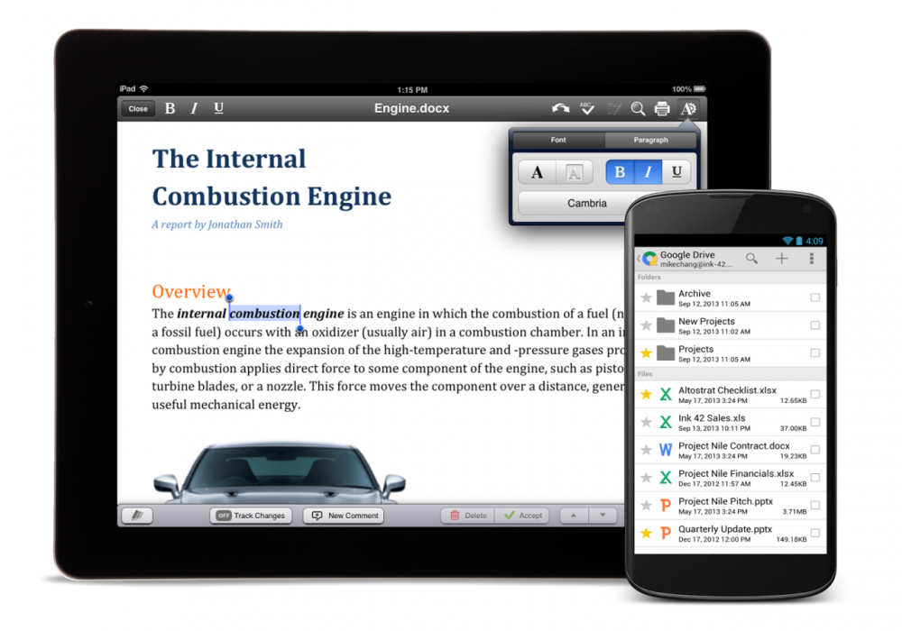 Quickoffice για Android – δωρεάν με 10GB αποθηκευτικού χώρου Drive…