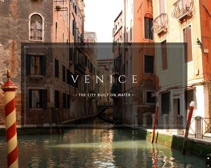 Google Street View – σε μια γόνδολα στη Βενετία…