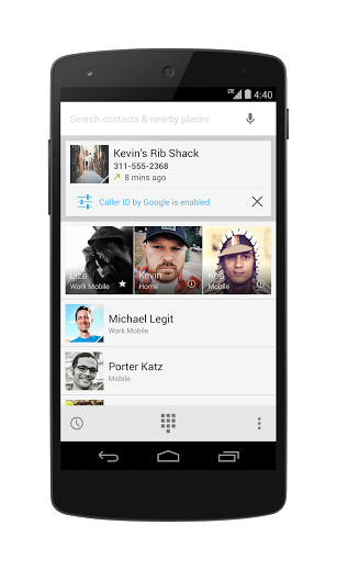 Android 4.4 KitKat – καλείς και δείχνει τη Google+ φωτό…