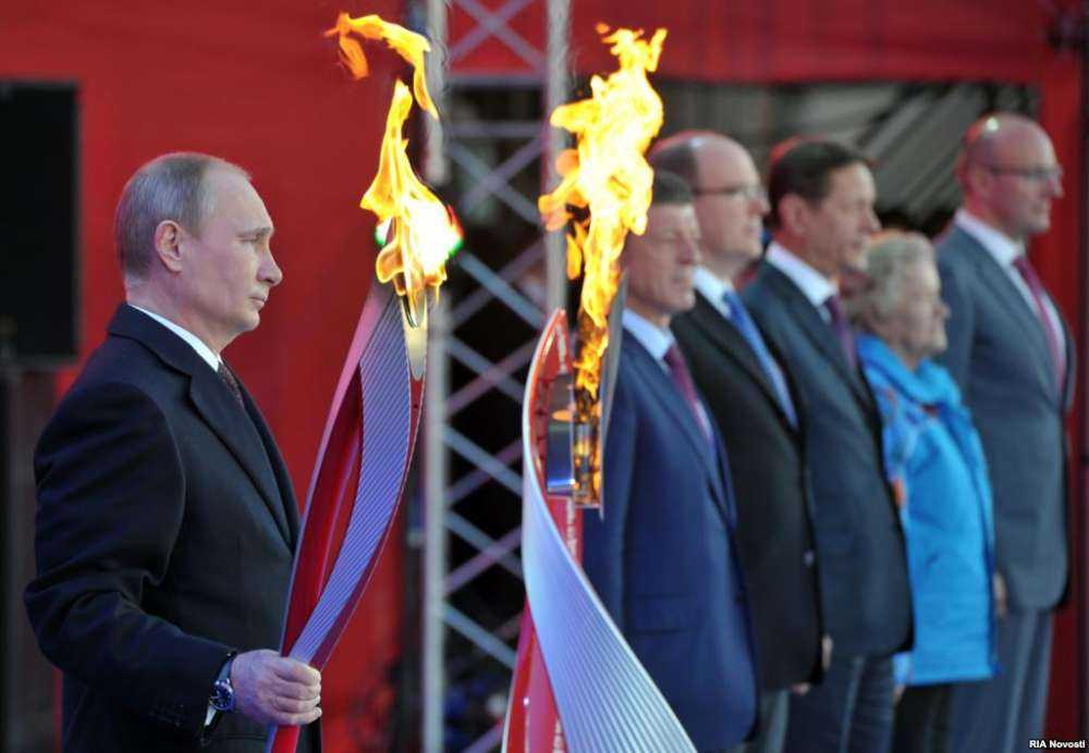 2014 Sochi Olympics – και η φλόγα στο διάστημα…