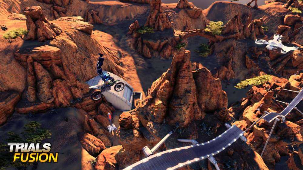 Trials Fusion ‘Ride on’ Trailer & Screens