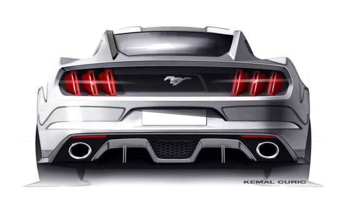 2015 Ford Mustang Sketches