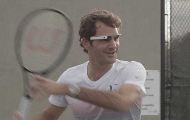 Πως παίζει ο Federer – με τα Google Glass!