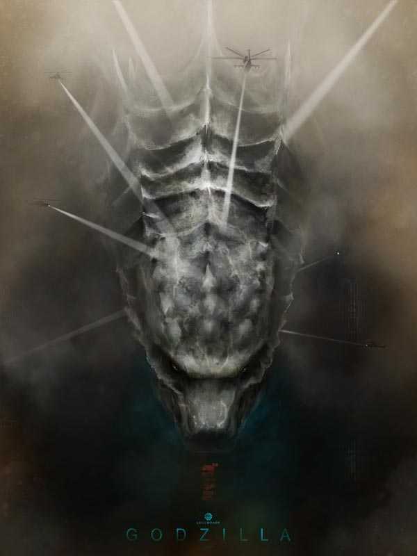 4-Unofficial-alternative-Godzilla-movie-poster-by-Andy-Fairhurst-submission-for-Poster-Posse-Project