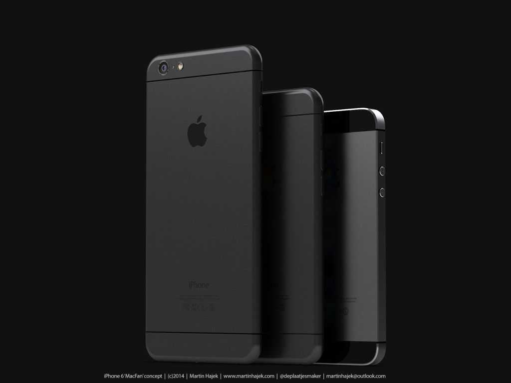 Apple iPhone 6 (mockup) Vs iPad Air, iPad mini, iPhone 5s, iPhone 5c, iPhone 4/4s και iPod touch…