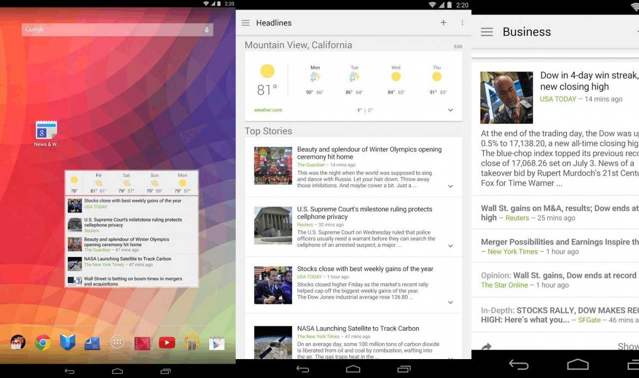 Google News & Weather App