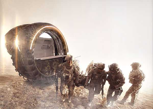 RollEvac military vehicle concept