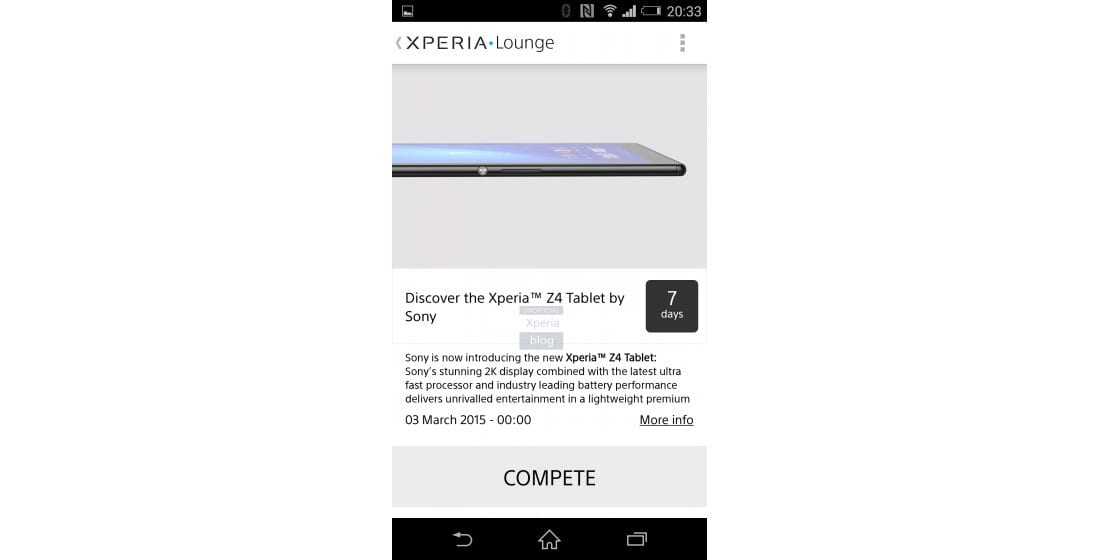 Sony Xperia Z4 Tablet