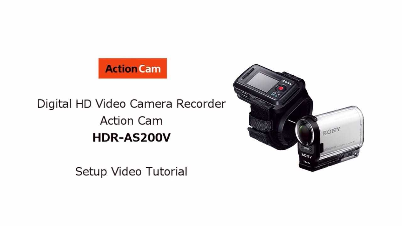 Sony HDR-AS200  – σετάροντας πριν τη δράση…