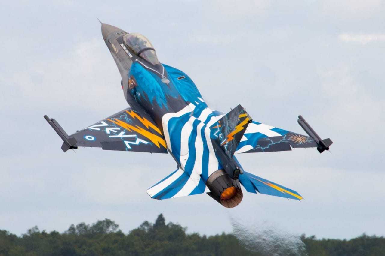 RIAT 2015 Greek Air Force ZEUS F-16 Demo