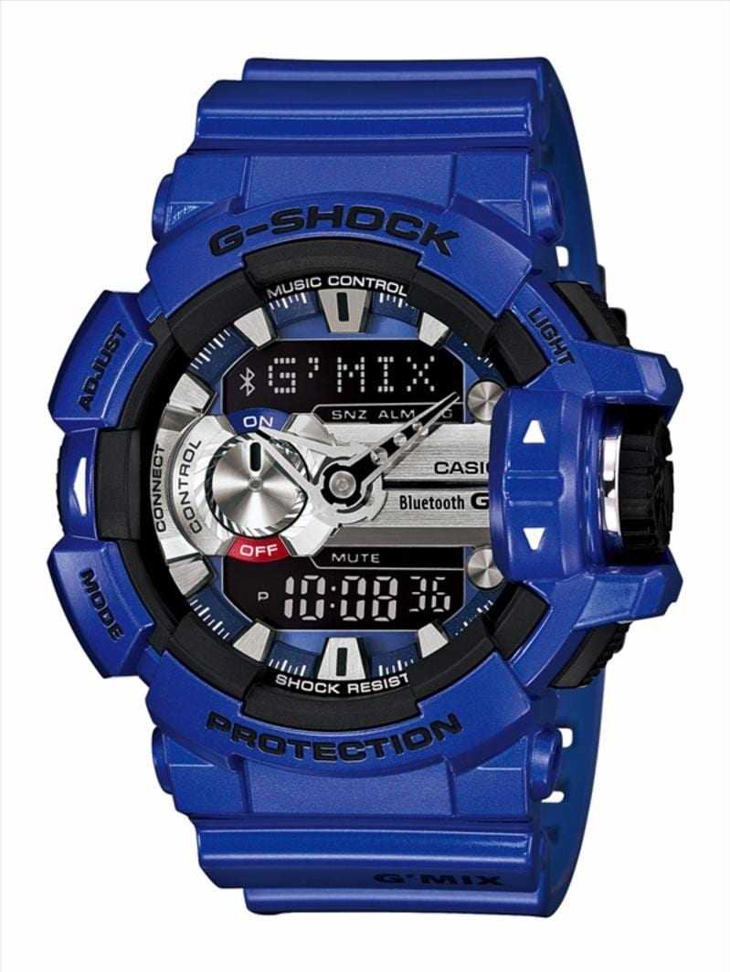 Smartwatches are becoming a fad but veteran watch maker Casio isn't taking the bait. Instead of overloading its Bluetooth-enabled G-SHOCK GBA-400 with smartphone features, it is taking the opposite approach and is putting the "smart" back into the smartphone but still leaves the watch in control.