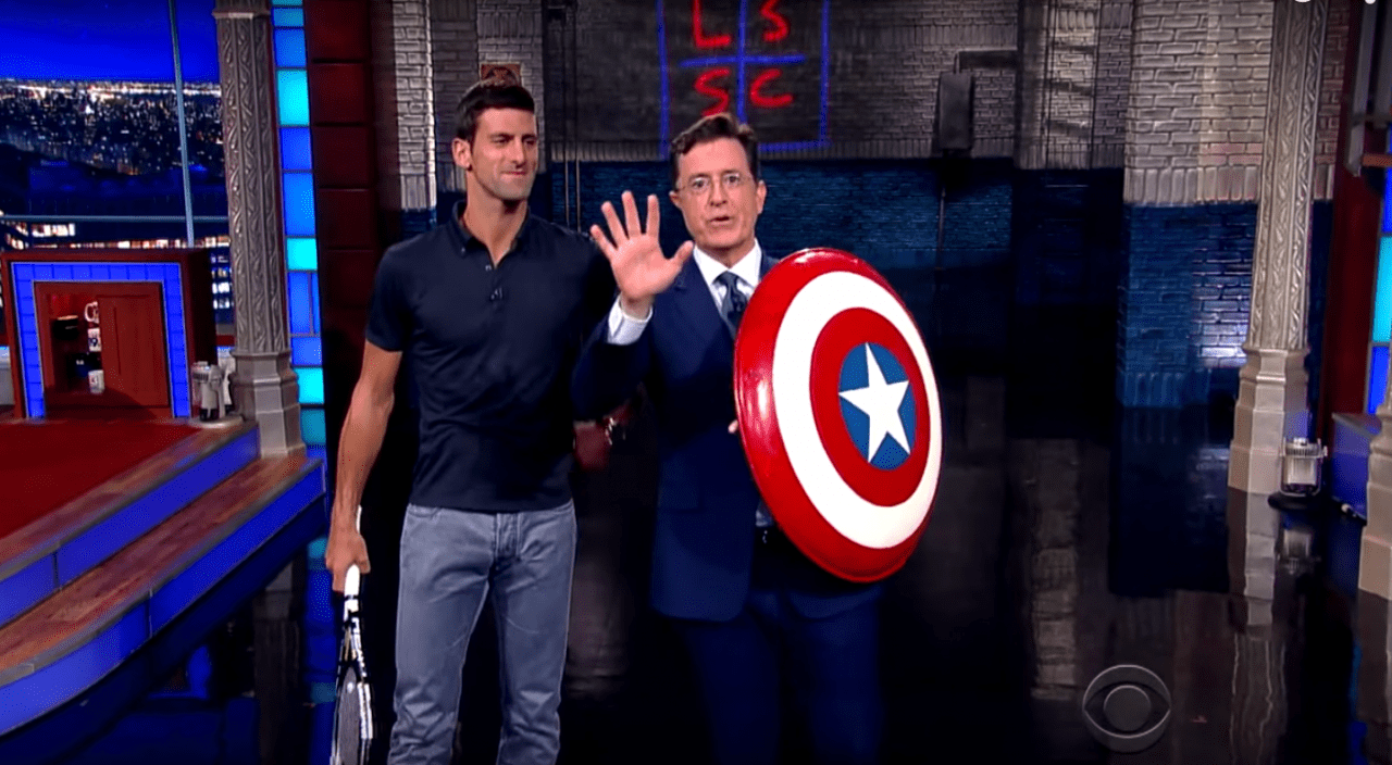 Stephen Colbert Vs Novak Djokovic