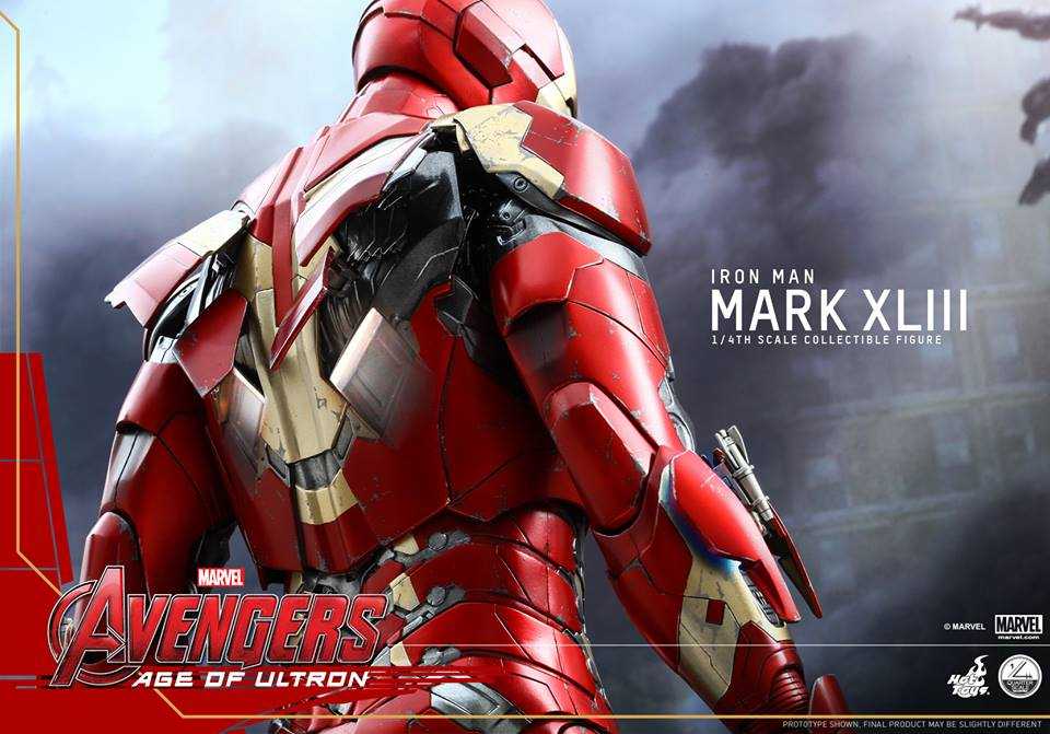 Hot Toys Iron Man Mark XLIII 1/4th Scale Collectible Figure