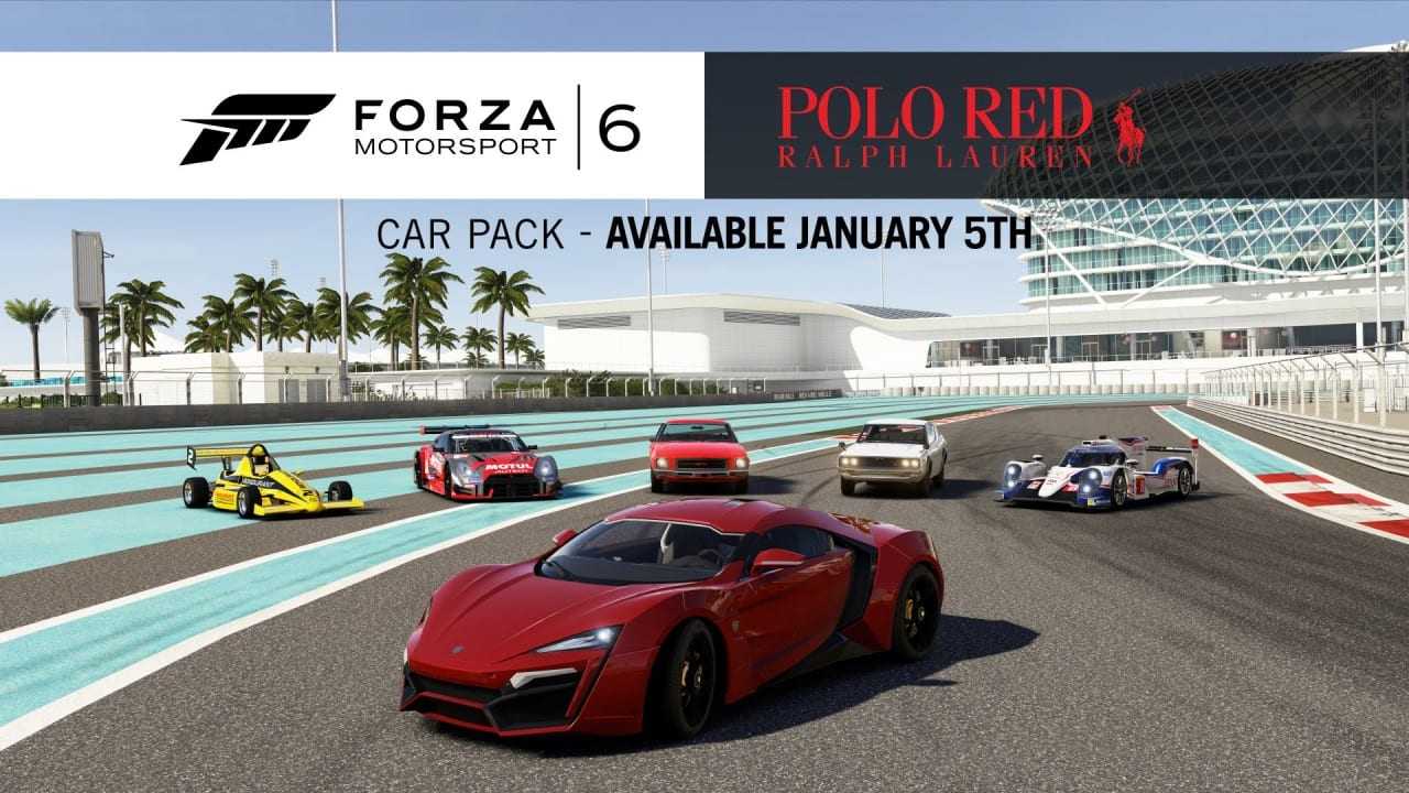 Forza Motorsport 6 – Ralph Lauren Polo Red Car Pack Trailer