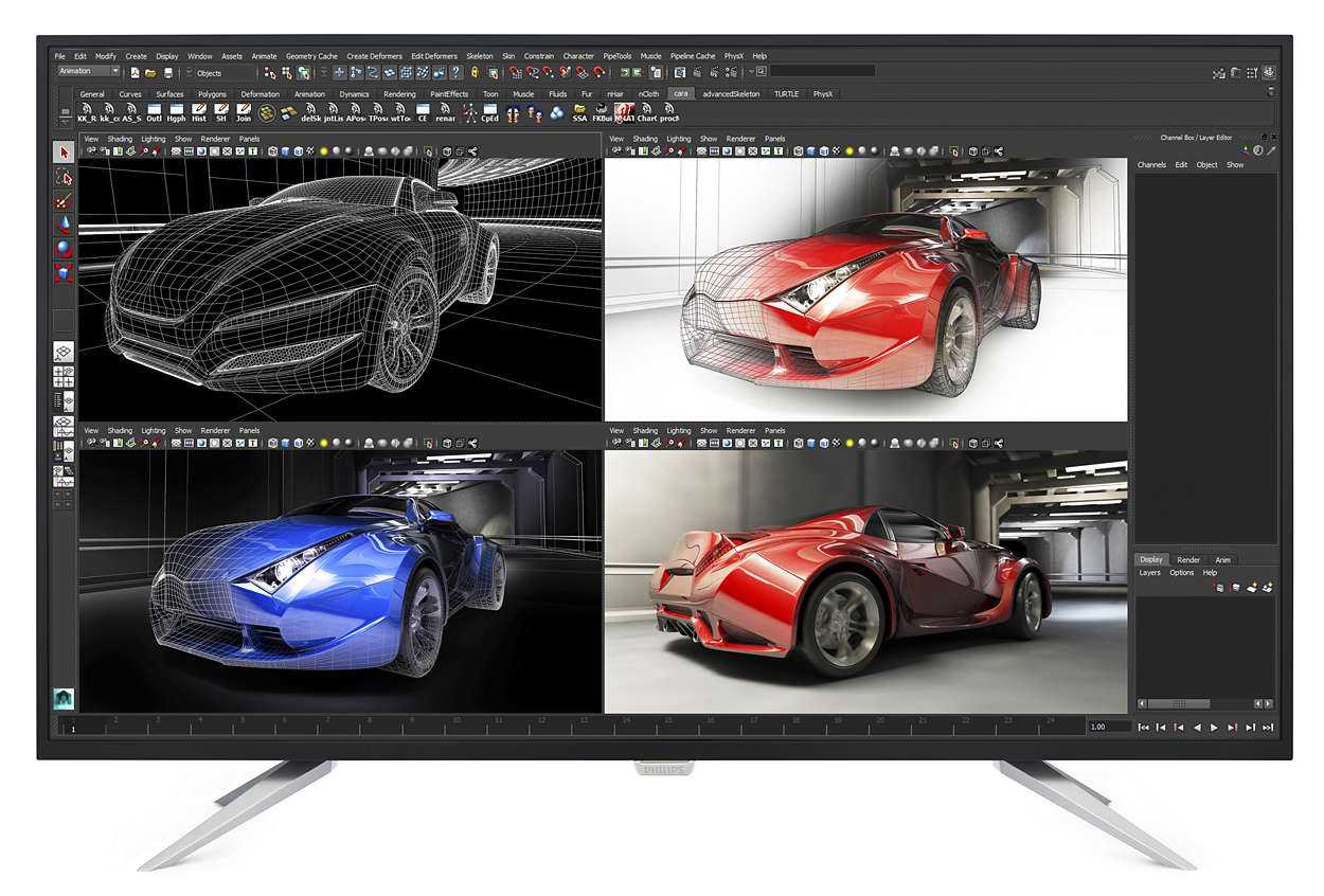 Philips BDM4350UC – 4Κ εικόνα με  100% sRGB