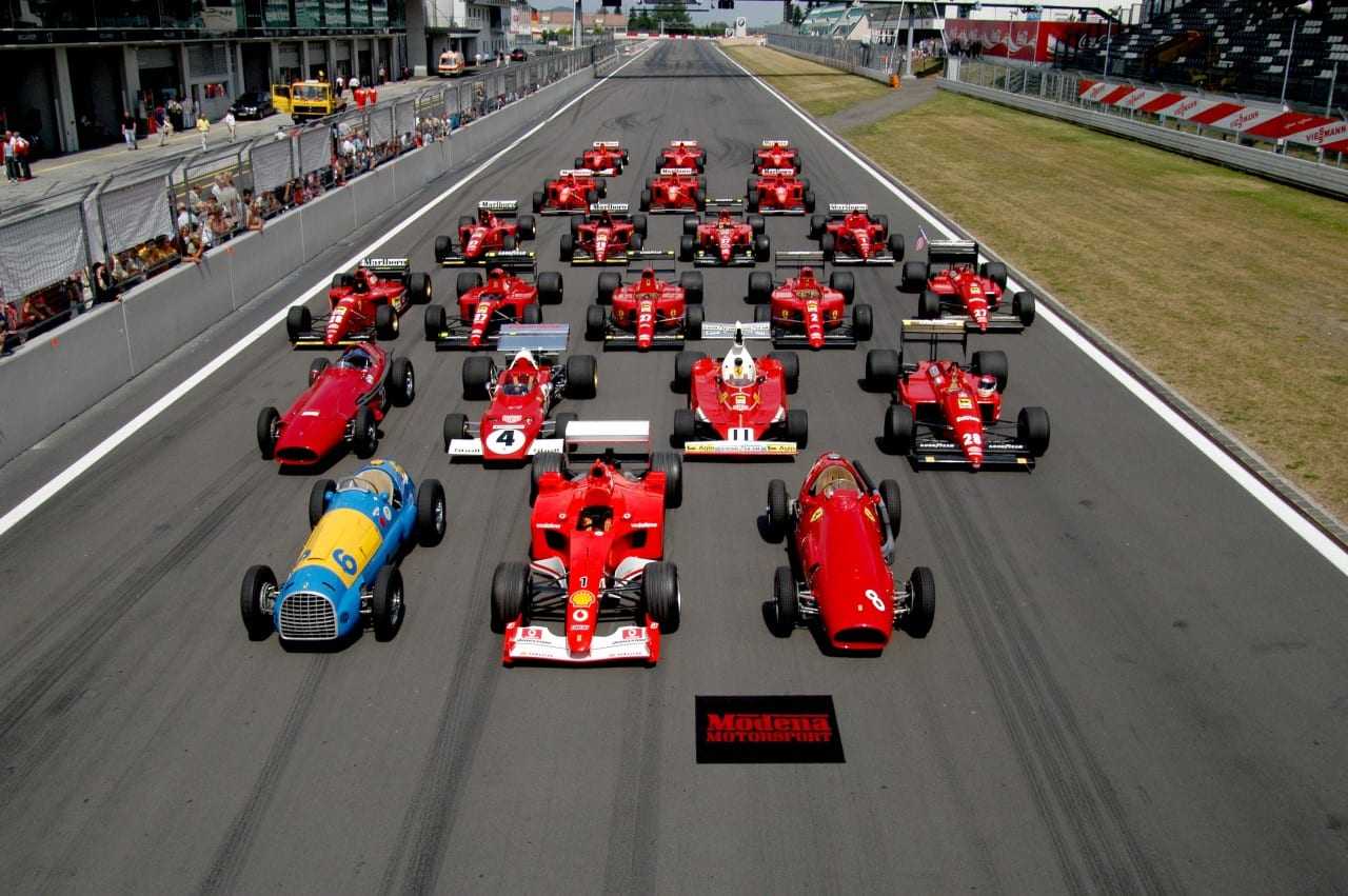 F1 Ferrari Onboard 1950 – 2016