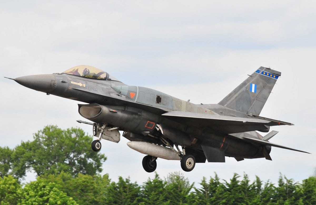 RIAT 2016 Hellenic Air Force F-16 Zeus Demo