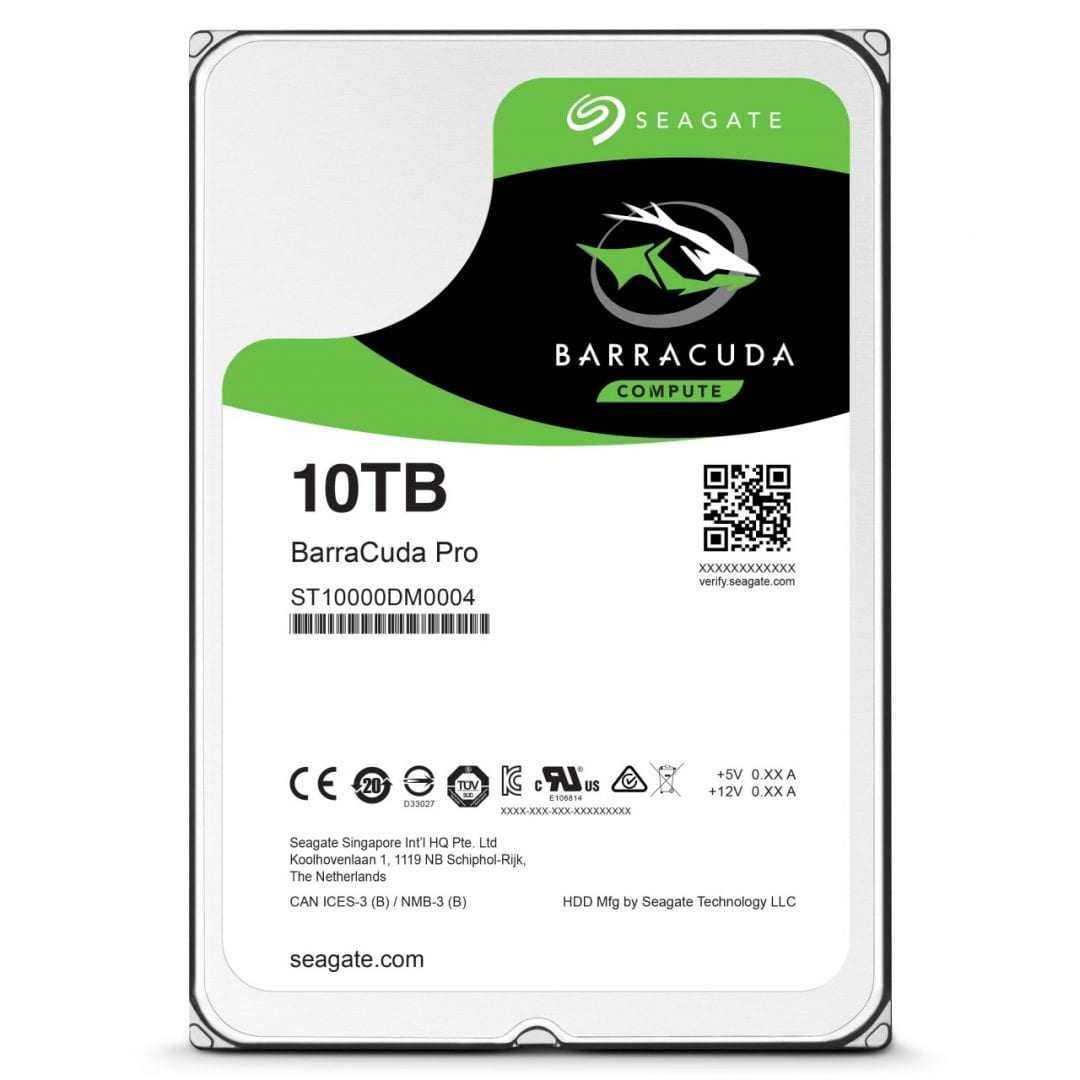 Seagate Guardian BarraCuda Pro 10TB