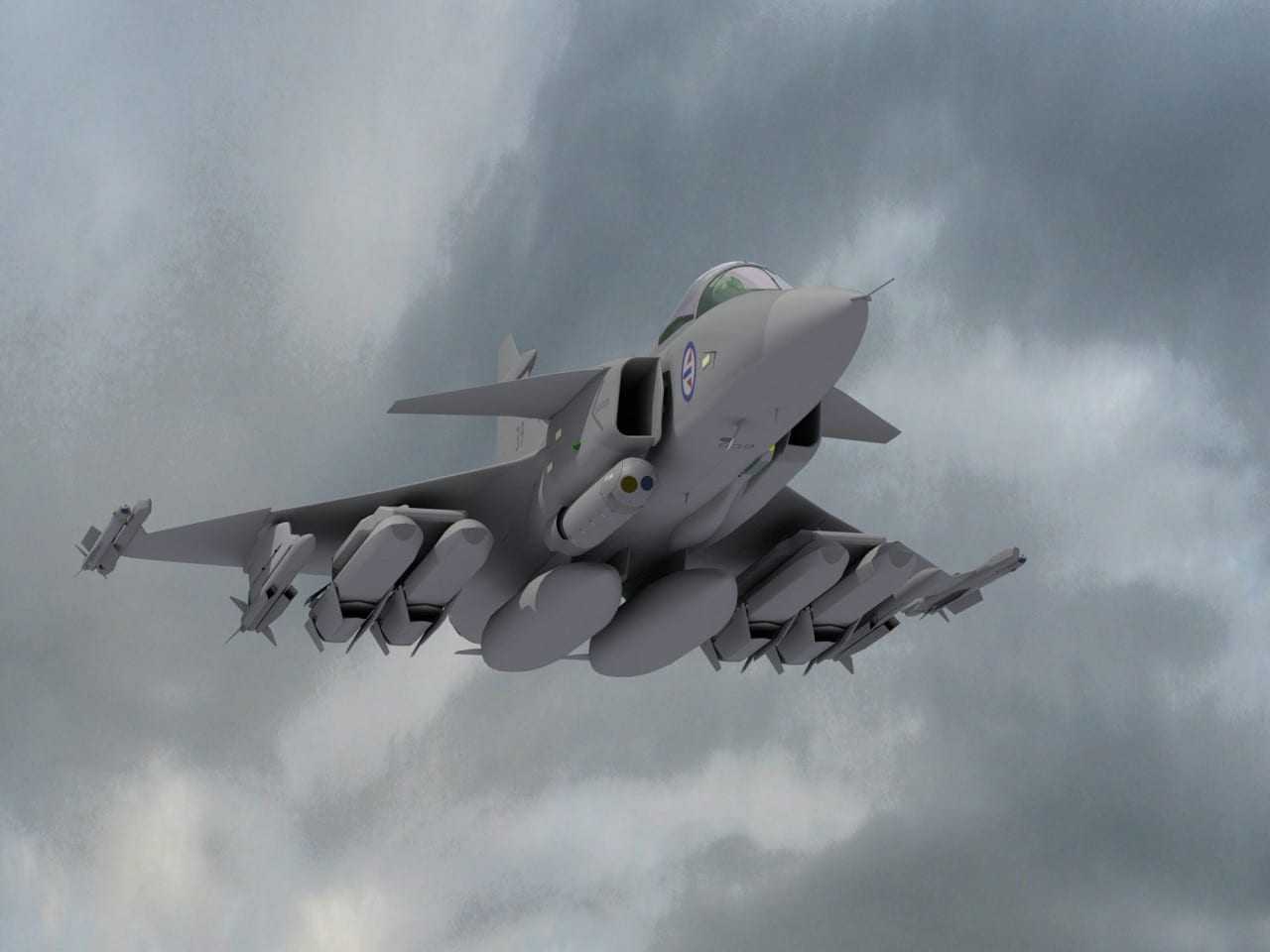 Test Flight in a Gripen Fighter Jet