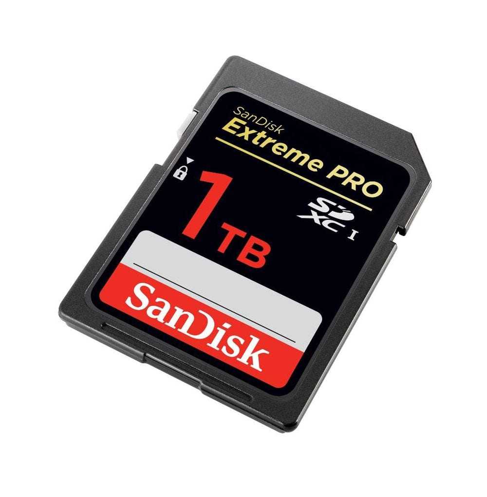 SanDisk SDXC 1 Terabyte Memory Card