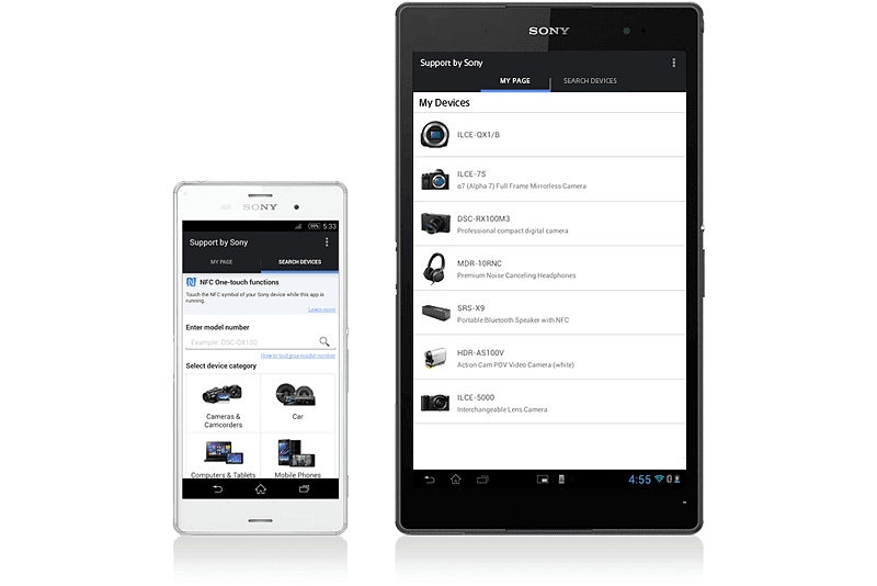 The Support by Sony app Gadgetfreak Not Just Tech