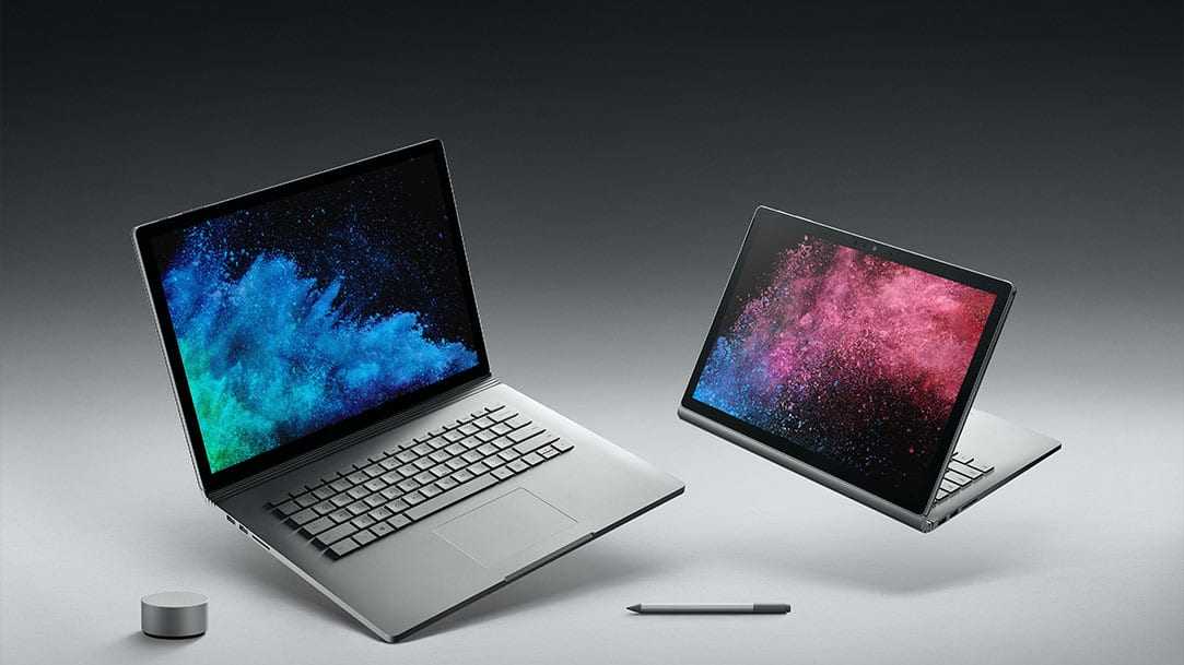 Δύο νέα Microsoft Surface Book 2