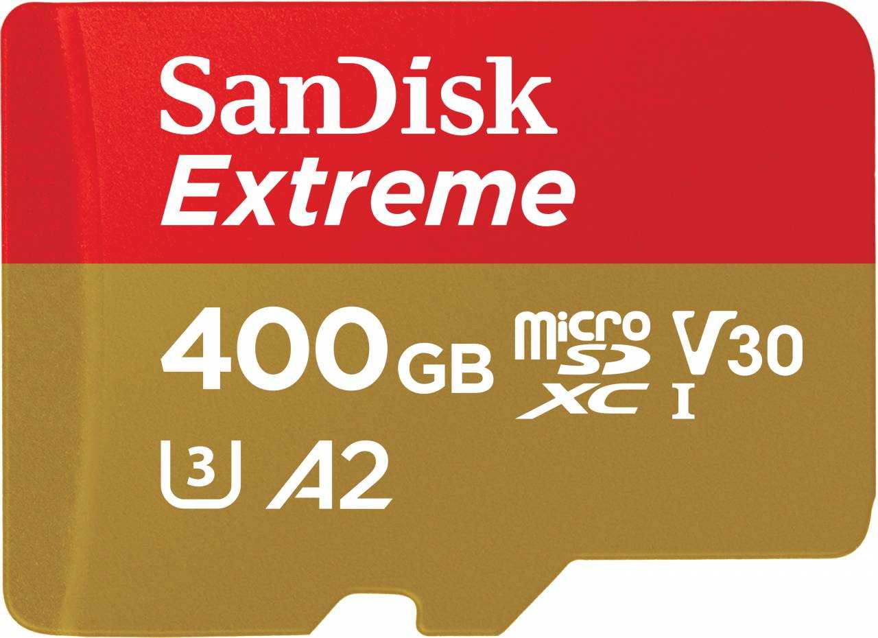 Το τέρας SanDisk 400GB Extreme A2 UHS-1 microSDXC
