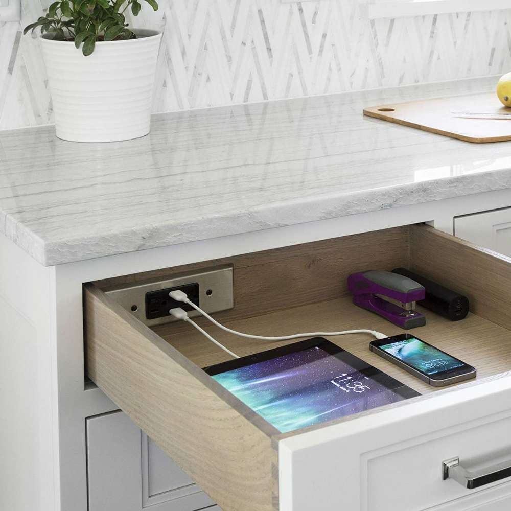 Docking Drawer In-Drawer Charging Outlet Kit
