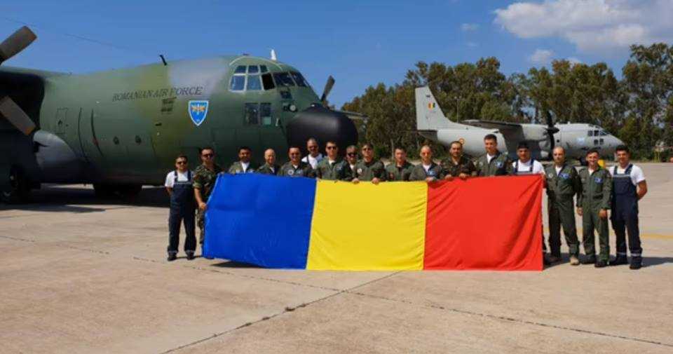 Νέα τεχνολογία αεροπυρόσβεσης χρησιμοποίησε ρουμανικό C-27J στην Ελλάδα