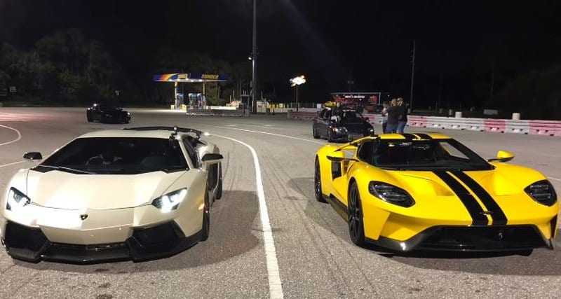 2018 Ford GT Vs Lamborghini Aventador
