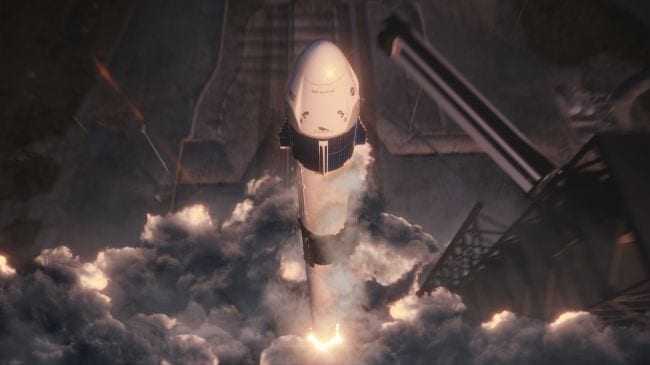 Πρώτο ταξίδι για το SpaceX Crew Dragon