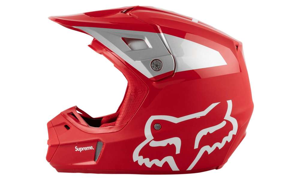 Supreme Fox Racing V2 Helmet Red