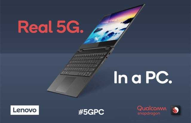 Computex 2019 – Qualcomm + Lenovo 5G laptop