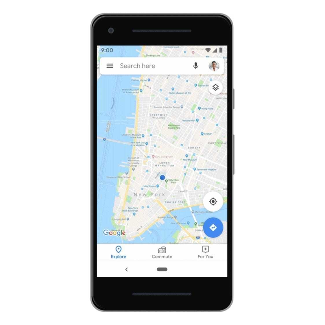 Incognito Mode για το Google Maps
