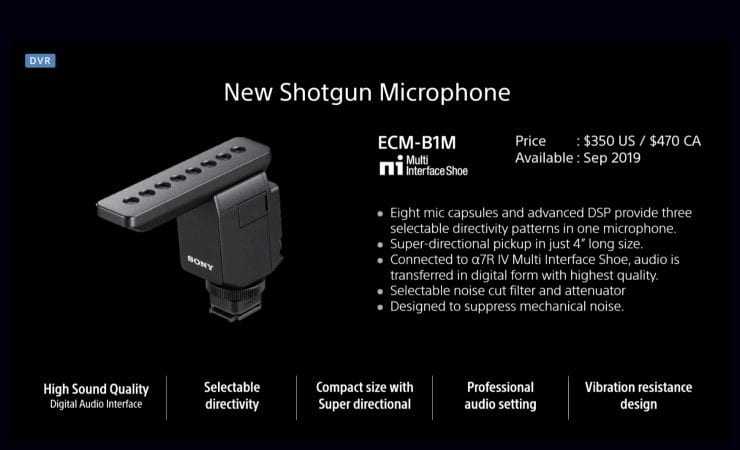 Sony ECM-B1M Multi Interface Shoe Μικρόφωνο